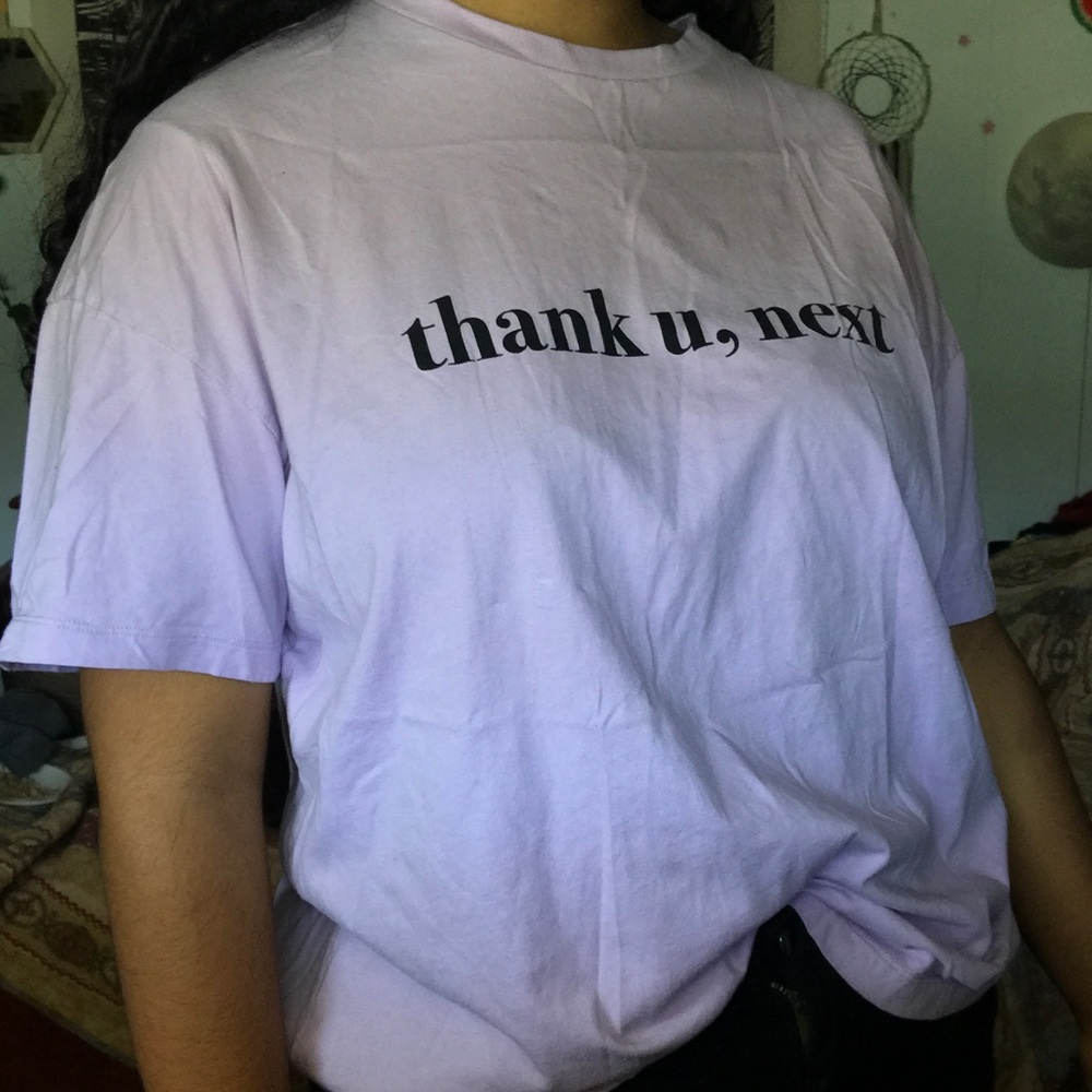 NWOT thank u, next ariana grande top